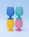 sfumature pastello | stemm | silicone unbreakable wine glasses - porter green | style + sustainability