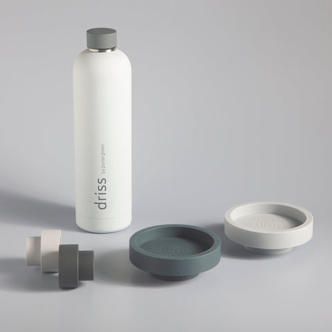 smoke + storm | driss | insulated stainless steel water bottle - porter green | style + sustainability