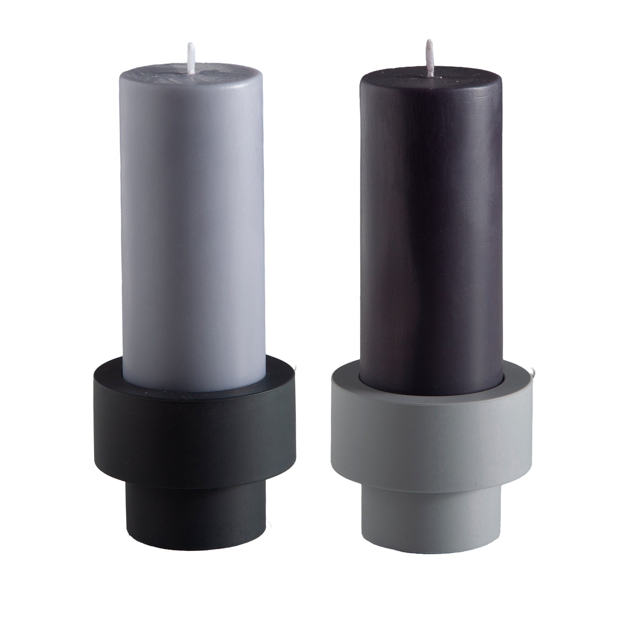 Smoke + Storm | Flipp small | Silicone Unbreakable Candle Holder Set - porter green | style + sustainability