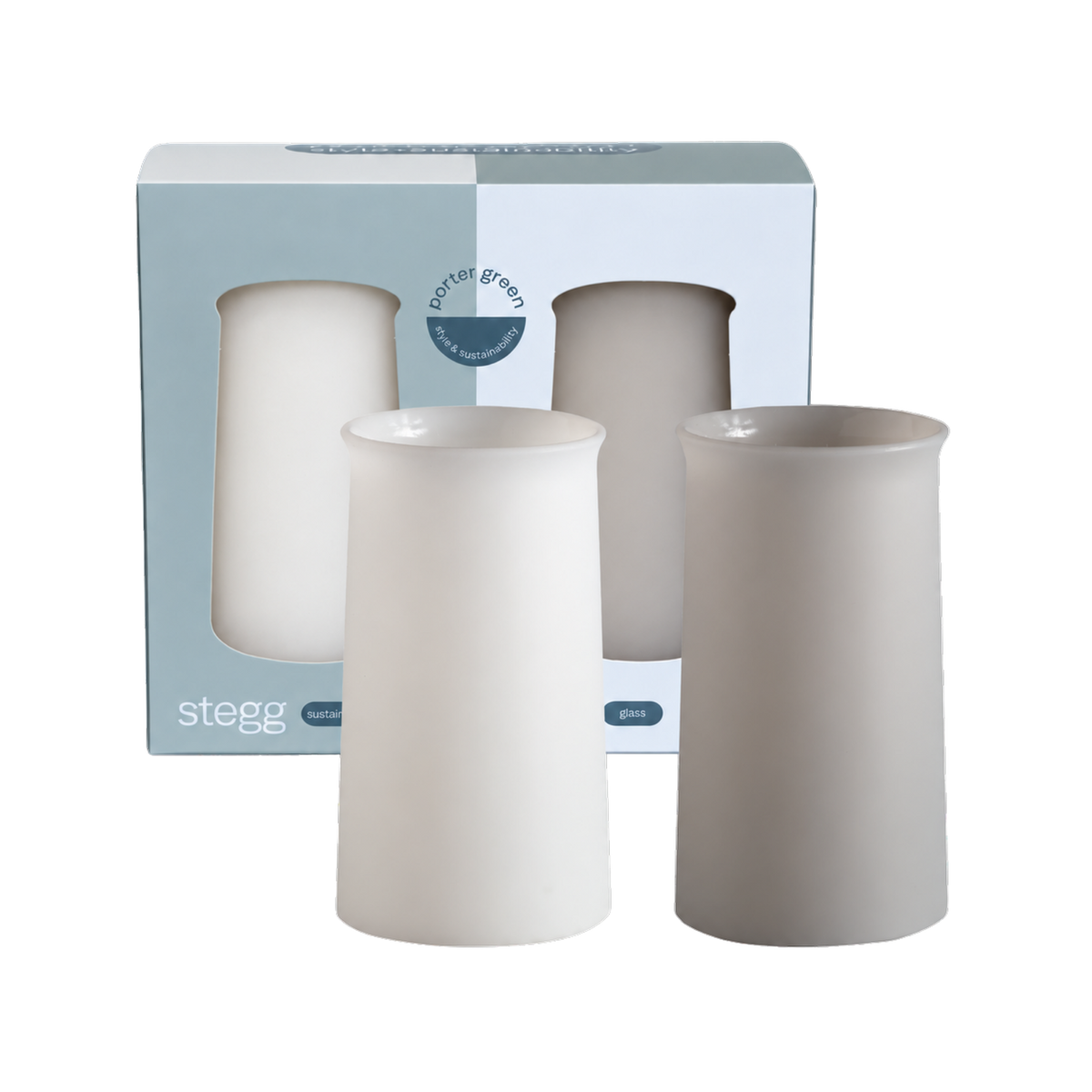 blanc + dove | stegg | unbreakable silicone highball glasses | porter green, highball glass, tall glass, tall tumbler glass, unbreakable glasses, party cups