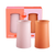 peach + petal | stegg | silicone unbreakable highball glasses - porter green | style + sustainability