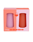 peach + petal | stegg | silicone unbreakable highball glasses - porter green | style + sustainability