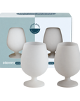 blanc + dove | stemm | silicone unbreakable wine glasses - porter green | style + sustainability