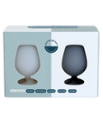 blanc + dove | stemm | silicone unbreakable wine glasses - porter green | style + sustainability