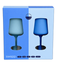 sky + kingfisher | swepp | silicone unbreakable wine glasses - porter green | style + sustainability