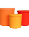 bright orange | swipp 1 | silicone unbreakable pot planter