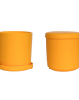 bright orange | swipp 1 | silicone unbreakable pot planter
