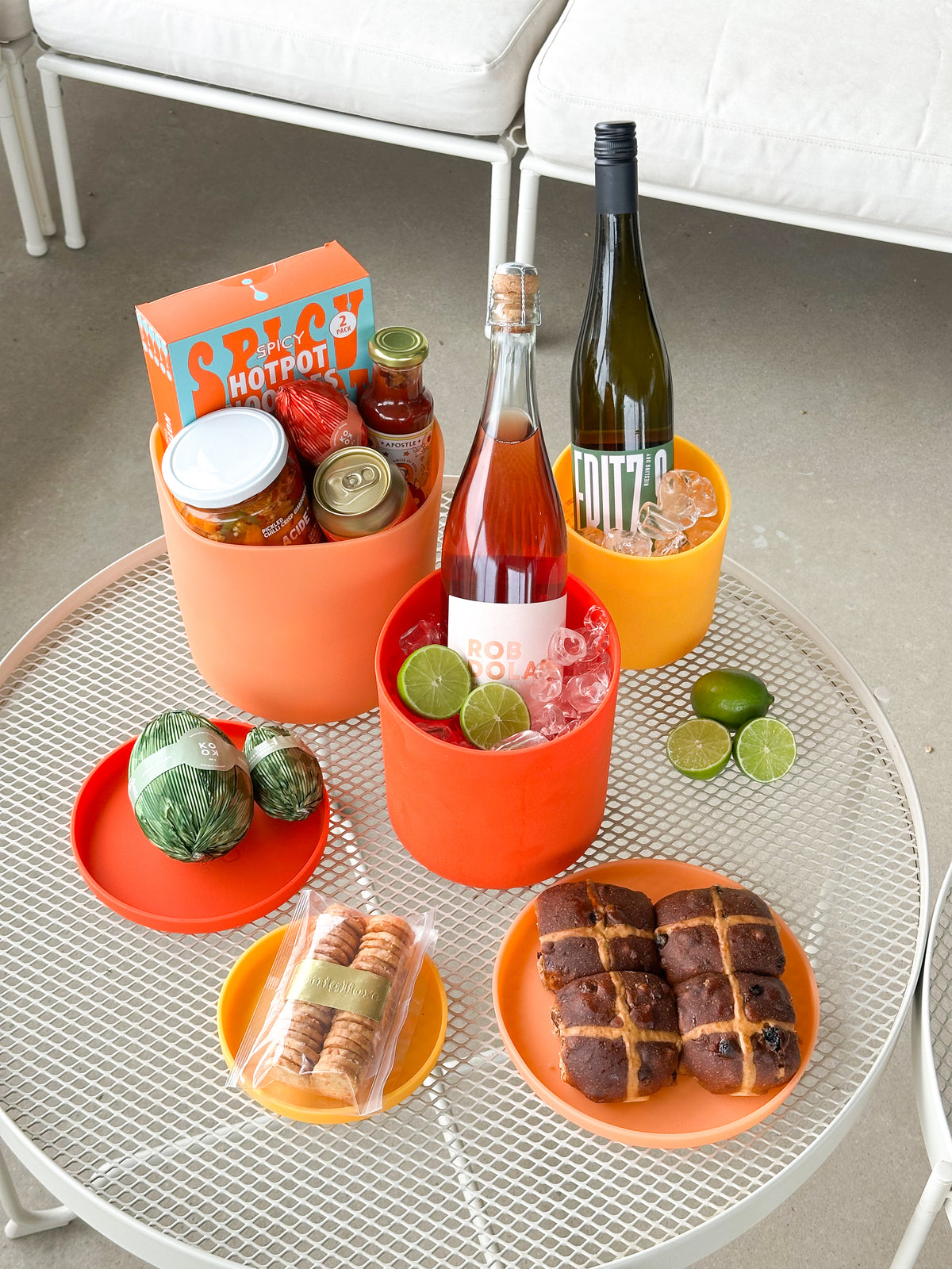 bright orange | swipp 1 | silicone unbreakable pot planter
