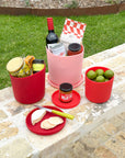 red | swipp 1 | silicone unbreakable pot planter