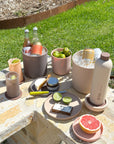 brown | swipp 1 | silicone unbreakable pot planter
