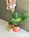 muted orange | swipp 1 | silicone unbreakable pot planter