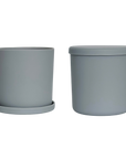 grey | swipp 1 | silicone unbreakable pot planter