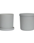 grey | swipp 1 | silicone unbreakable pot planter