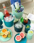 teal | swipp 1 | silicone unbreakable pot planter