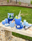 blue | swipp 1 | silicone unbreakable pot planter