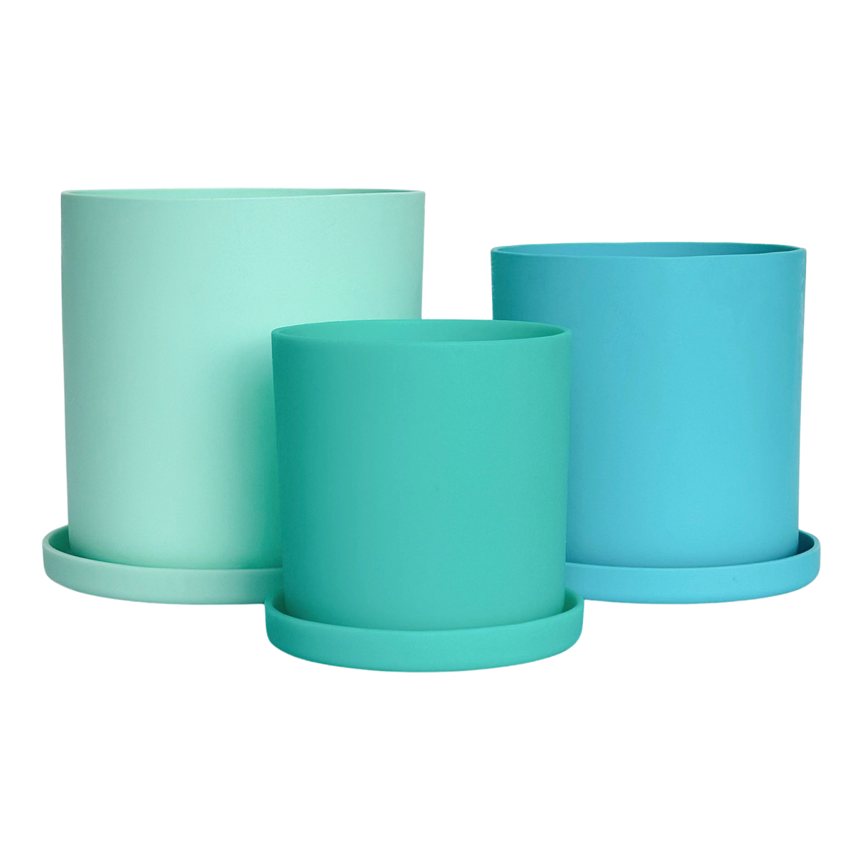 turquoise | swipp 1 | silicone unbreakable pot planter