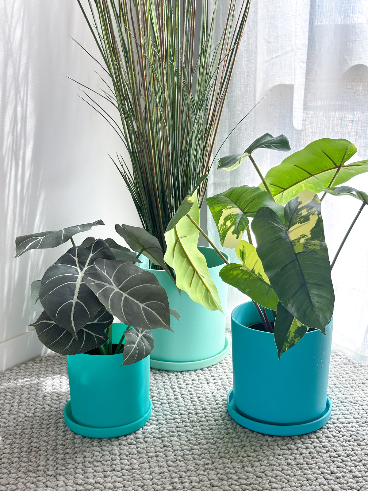 turquoise | swipp 1 | silicone unbreakable pot planter