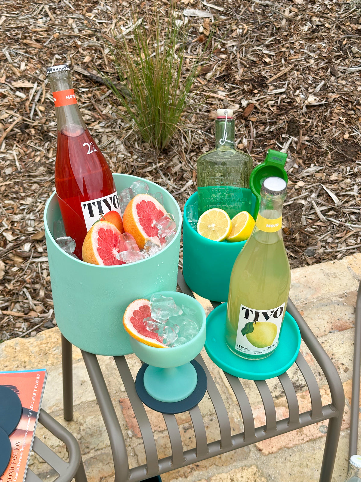 turquoise | swipp 1 | silicone unbreakable pot planter