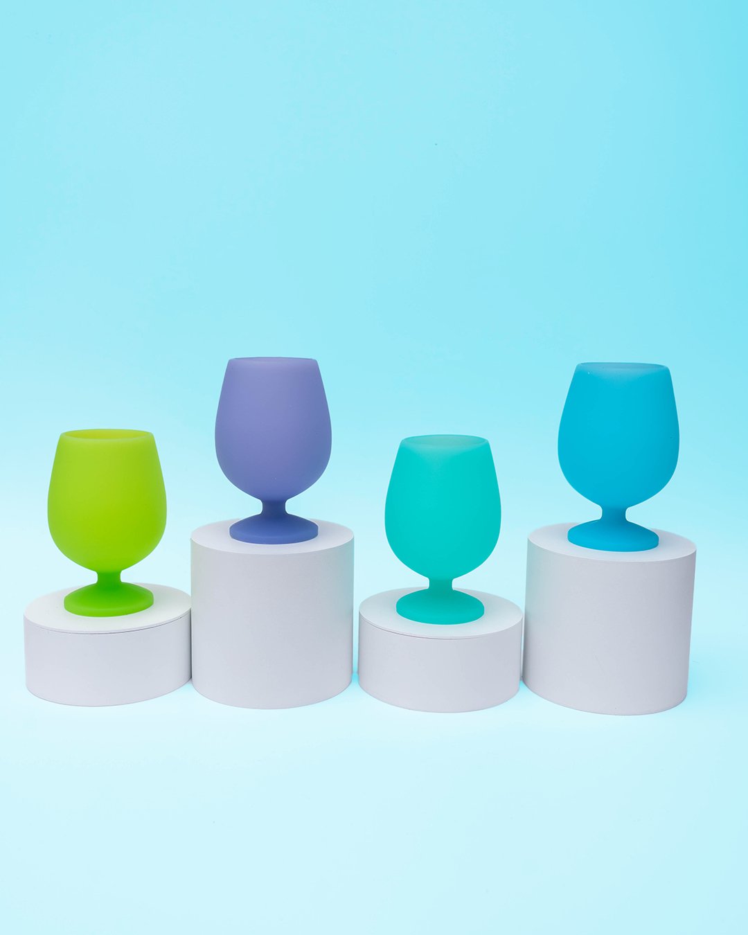 tonni freddi | stemm | silicone unbreakable wine glasses - porter green | style + sustainability