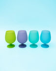 tonni freddi | stemm | silicone unbreakable wine glasses - porter green | style + sustainability