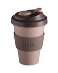 latte + donkey | urbb | biodegradable bamboo coffee cup | porter green, biodegradable coffee cups. bamboo coffee cup, reusable coffee cup australia, 12oz coffee cup, leak proof coffee cup