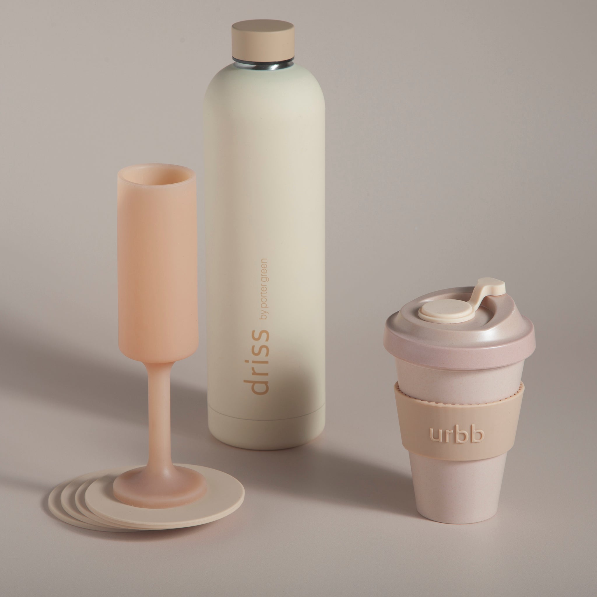 wheat + oat | driss | insulated stainless steel water bottle