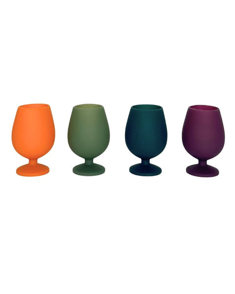 autumn | stemm | unbreakable silicone wine glasses | porter green, silicone wine glasses, unbreakable wine glasses, coloured wine glasses, picnic wine glasses, outdoor wine glasses