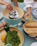 ink + mist | bebb | biodegradable bamboo bowls | porter green, bamboo bowls, serving bowls. wooden serving bowls, serving bowl set, salad serving bowl
