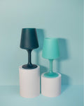 mist + ink | swepp | silicone unbreakable wine glasses - porter green | style + sustainability