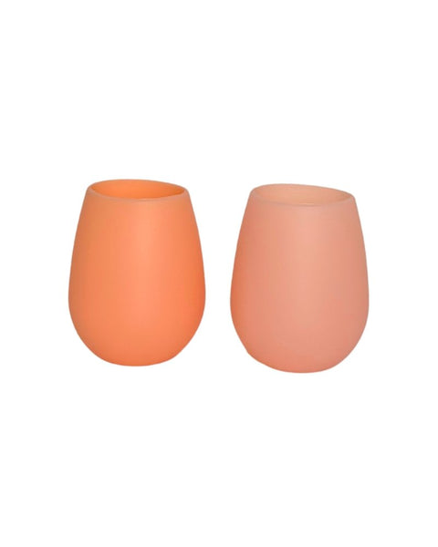 peach + petal | fegg | silicone unbreakable glasses | porter green, picnic cups, outdoor glasses, unbreakable glasses, tumbler australia, silicone cups