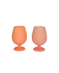 peach + petal | stemm | unbreakable silicone wine glasses | porter green, silicone wine glasses, unbreakable wine glasses, coloured wine glasses, picnic wine glasses, outdoor wine glasses