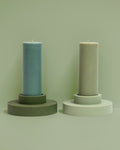 Sage + Olive | Flipp Lrg | Silicone Unbreakable Candle Holder Set - porter green | style + sustainability