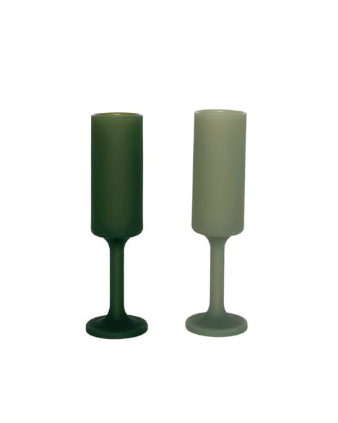 sage + olive | seff | unbreakable silicone champagne flute | porter green, champagne flutes, unbreakable champagne flutes, champagne flute glasses, coloured champagne glasses, champagne flutes australia
