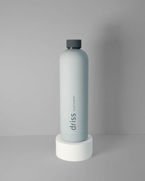 smoke + storm | driss | insulated stainless steel bottle | porter green, 1l water bottle, insulated stainless steel water bottle, thermos water bottle, 1l drink bottle, insulated wine bottle