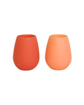 terra + peach | fegg | silicone unbreakable glasses | porter green, picnic cups, outdoor glasses, unbreakable glasses, tumbler australia, silicone cups