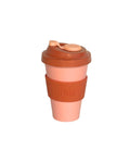 terra + peach | urbb | biodegradable bamboo coffee cup | porter green, biodegradable coffee cups. bamboo coffee cup, reusable coffee cup australia, 12oz coffee cup, leak proof coffee cup